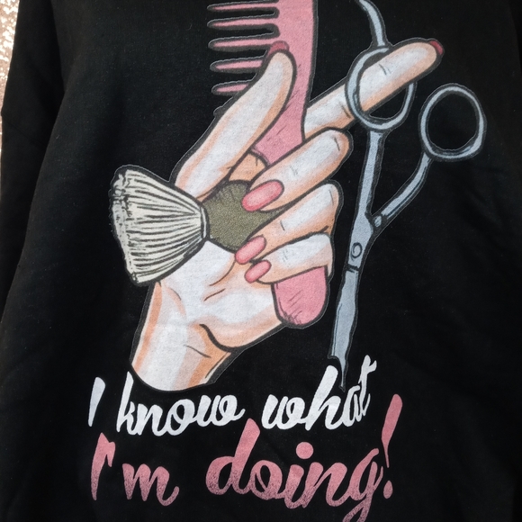 2XL Black "Stylist" Pullover Sweatshirt0 - Picture 2 of 4